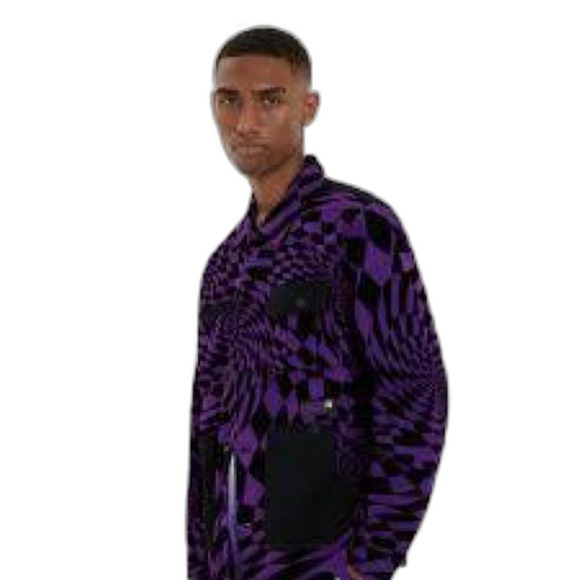 Vans Vault x PAM Spiral Checker Chore Jacket Mens Size large coat unisex NWOT - Picture 13 of 13